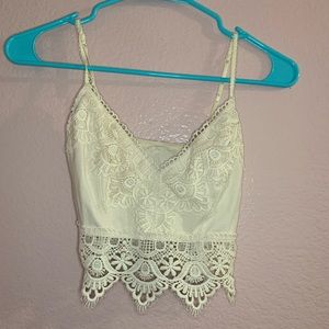 Off white crop top
